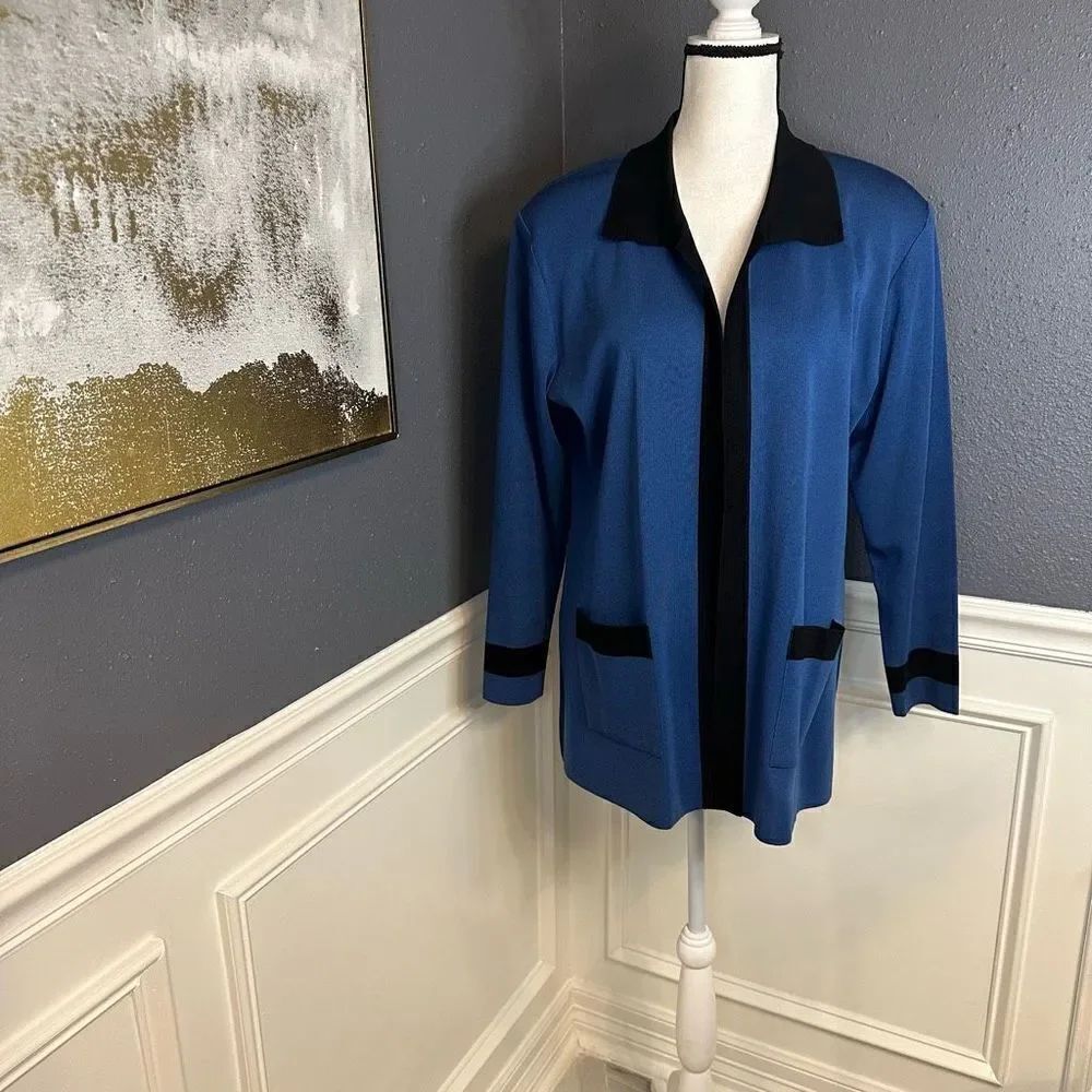 Exclusively Misook Open Front Blazer Jacket